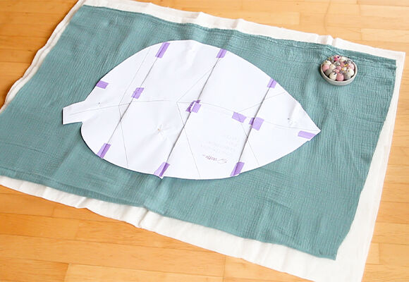 Placera mönstret för babygymmet