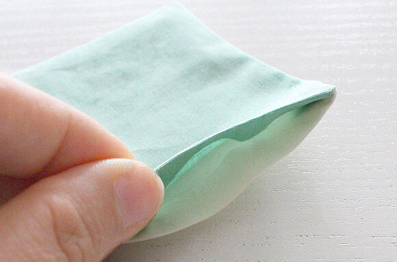 Offene Kante bügeln