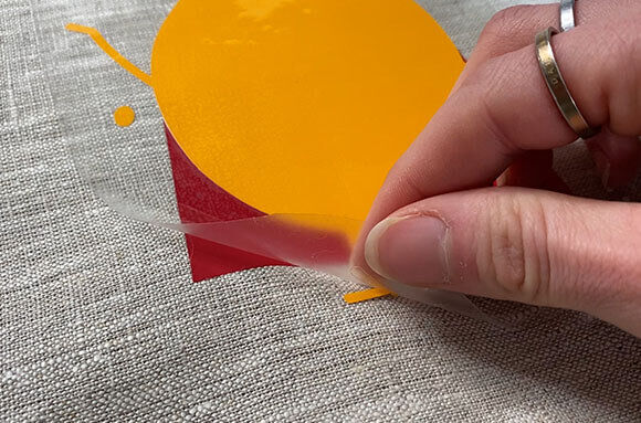 Ta bort plotterfolie