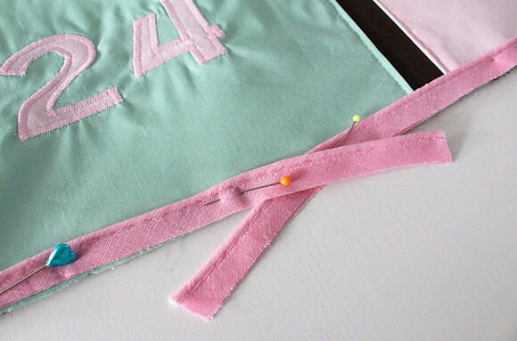 Paspelband anbringen