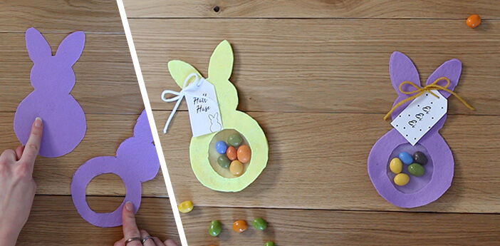 Skapa en påskhare av filt